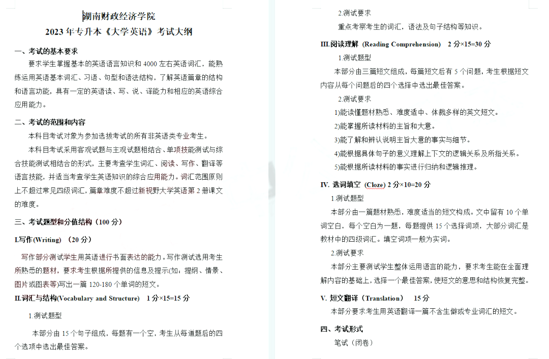 2024年湖南专升本高效备战秘籍(图2) 2024年湖南专升本高效备战秘籍