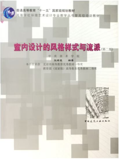 张绮曼. 室内设计的风格样式与流派