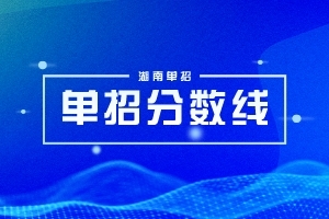 湖南食品药品职业学院2023年单招分数线